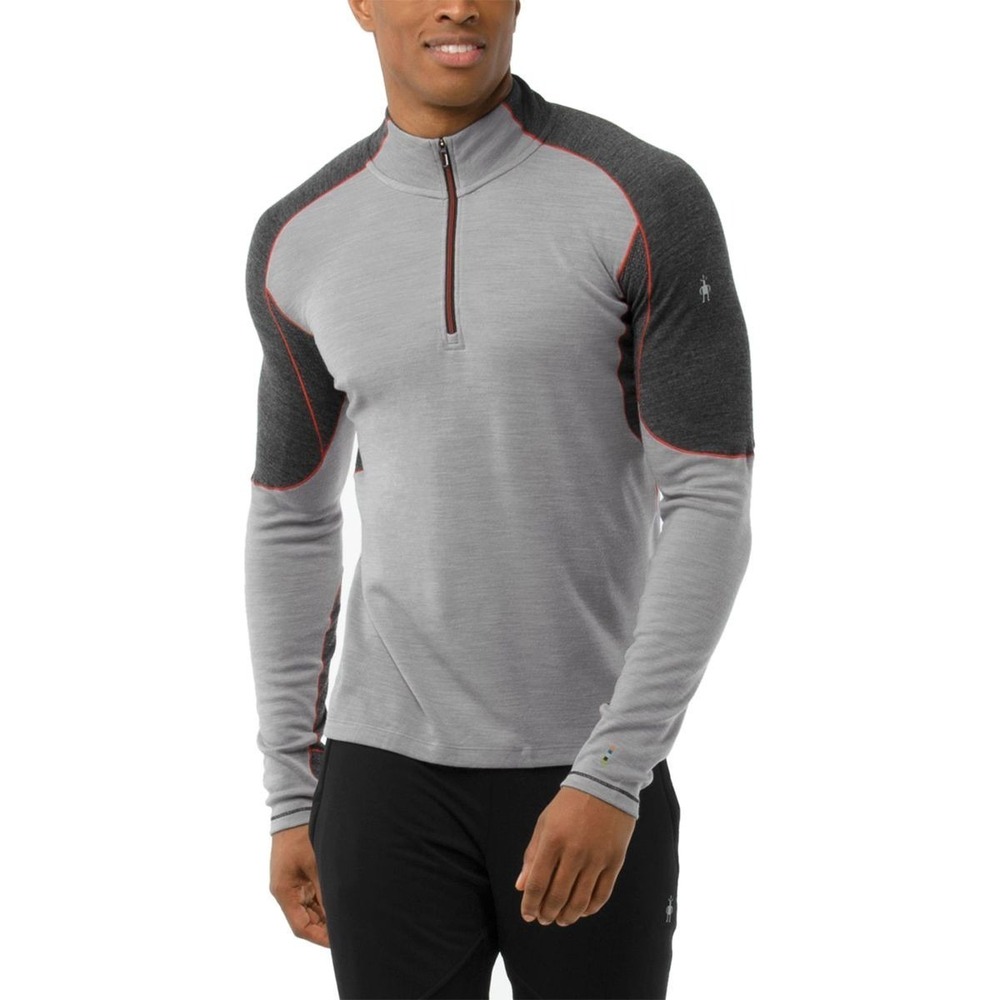 Smartwool PhD Light Merino Wool 1/4 Zip Pullover Base Layer Outdoor Medium M